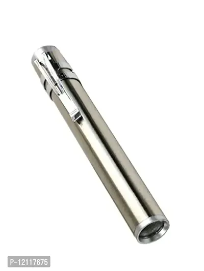 Stainless Steel Pocket Pen Type LED Doctor Torch-thumb0
