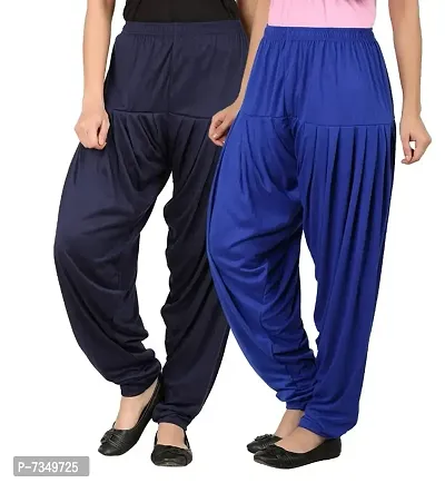 Women Cotton Viscose Dhoti Patiala Pack of 2