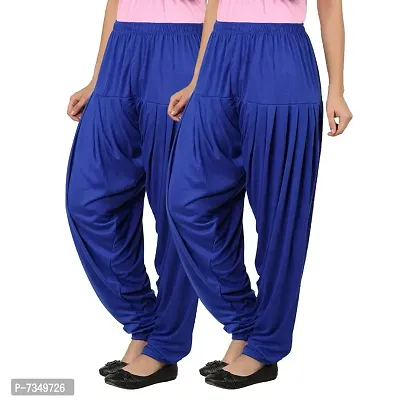 Women Cotton Viscose Dhoti Patiala Pack of 2-thumb0