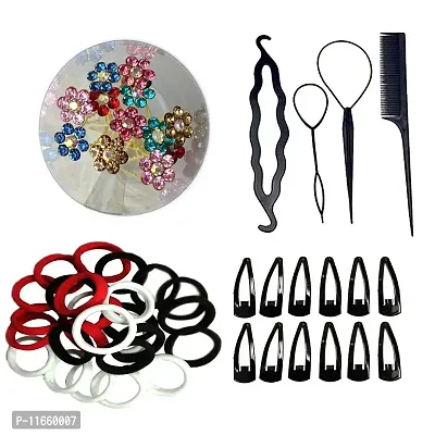 GadinFashion Pack of 58 Hair Accessories/Hair Tool Kit for Women/Girls-thumb0