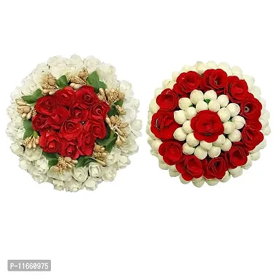 GadinFashion? Artificial Flower Juda/Gajra For Women/Girls,(Multicolor, Pack of-02)