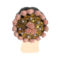 Gadinfashion™ Designer Gajra Bun Flower Bun Accessories For Women Multi Pack-01-thumb1