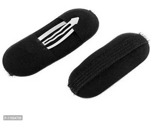 GadinFashion? Black Sponge Bump Up Hair Clip Volume (Bun Clips) Puff Maker Pack of 2-thumb2