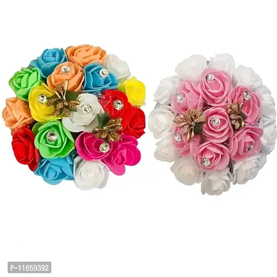 GadinFashion Hair Bun Decoration Full Gajra For Women(Pack Of -2)