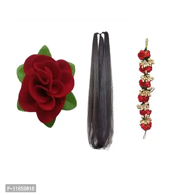 GadinFashion Pack of 3 Hair Styling Accessories for Girls/Women for wedding/Festive