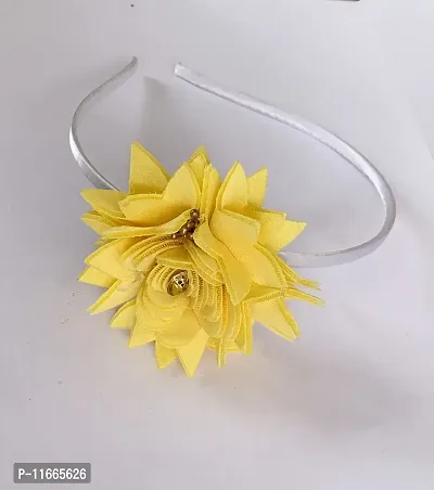 GadinFashion? Unique hair band for baby girls/Head band for girls, Pack-01, Color-Yellow