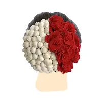 Gadinfashion? New Artificial flower Full Juda Bun Hair Flower Gajra Pack of 1-thumb1