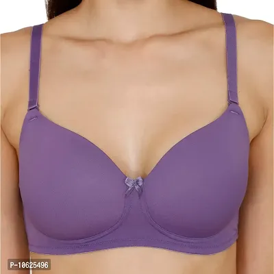 Buy Zivame Padded Non Wired 3/4th Coverage T-Shirt Bra - Blue Online In  India At Discounted Prices