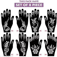 Unique Mehandi Stencil Mehendi stencil bridal, Mehendi Design s-4+42 Temporary Tattoo Kit Pack Of 4-thumb1