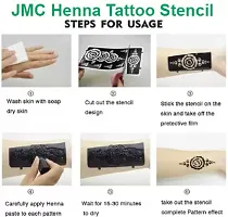 Unique Mehndi stencil Henna Tattoo Stencil Women Girls Finger Paint Temporary Temporary Tattoo Kit-thumb1