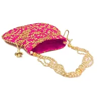 Stylish Silk Potli Bag For Womens-thumb2