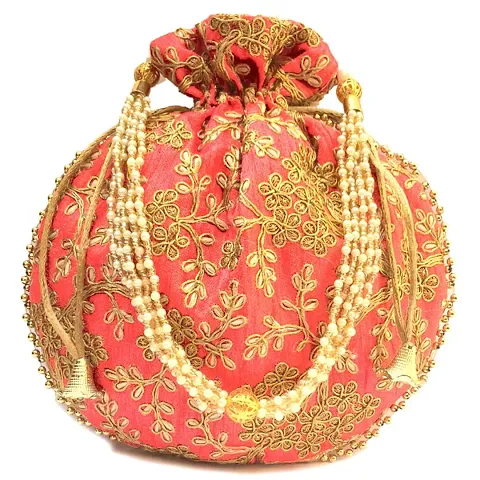 Designer Rajasthani Style Royal Silk Potli's