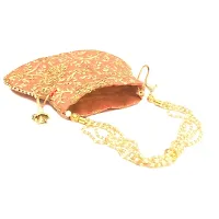 Amazing good quality pearl handle partywear potli bag-thumb1