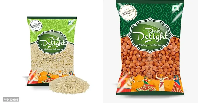 Unpolished Dal Combo 1 Kg | Urad Mogar Dhuli Dal 500 Gm | Malka Masoor Lal Dal Sabut 500 Gm