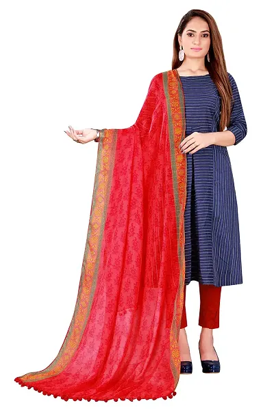 Stylish Chiffon Printed Dupattas For Women