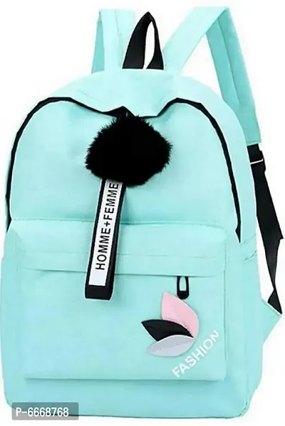 Backpack For Girls For office and college with keychain-thumb0