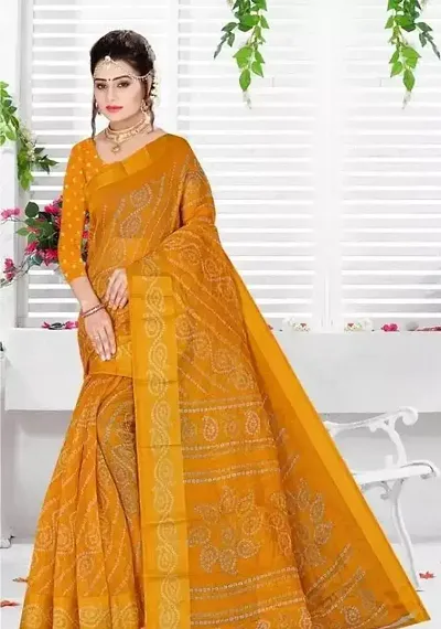 Fancy Chiffon Saree With Blouse Piece For Women