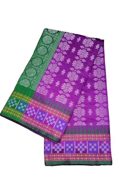 Classic Art Silk Woven Design Saree with Blouse piece