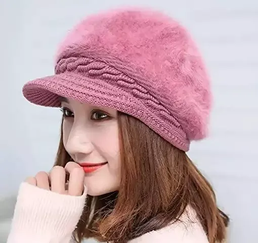 Stylish Wool Beanie Cap For Women And Girls