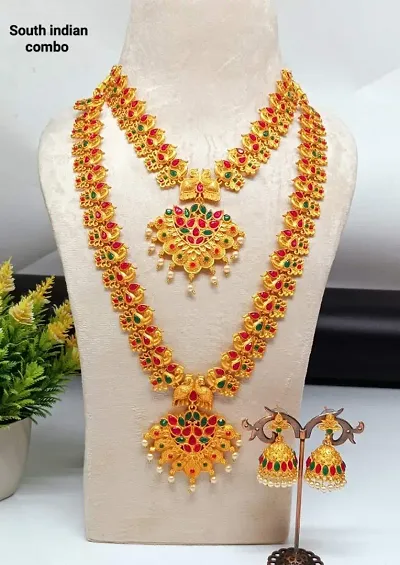 Alloy Gold Plated South Style Jewellery Sets