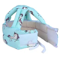 Baby Moo Unicorn Head Protection Adjustable Cushioned Safety Helmet Turquoise-thumb1