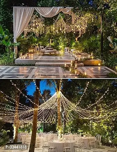 LED String Lights - 11 Meter Fairy Lights with Full View Light 40 LED Bulb-thumb0