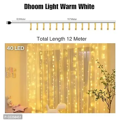 JHALAR 40 LEDs 11 m Yellow Steady String Rice Lights 3-thumb0