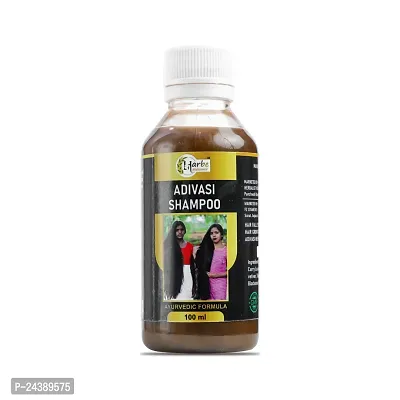 Adivasi harbi  All Type of Hair Problem Herbal Growth Hair Shampoo Dandruff Control - Hair Loss Control - Long Hair - Hair Regrowth Hair Shampoo with Goodness of and Loki Oil Hair 100 ML Hair Sham-thumb2