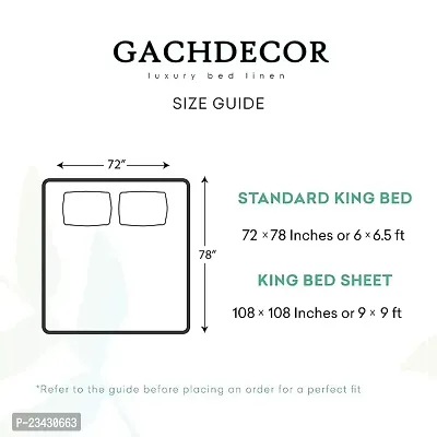 GACHDECOR All Around Elastic Fitted Queen Size Double Bed Bedsheet with 2 Large Pillow Covers Fits Upto Mattress of 8 Inches, Size - 60 x 78 Inches, Maroon Tree-thumb4