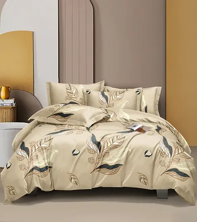 Printed Glace Cotton Elastic Fitted Bedsheet