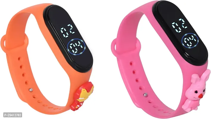 Stylish Digital Watch for Kid, Pack of 2-thumb0