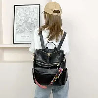 Medium 25 L Backpack Purse for Women Convertible Travel Vintage PU Leather Shoulder Bag-thumb4