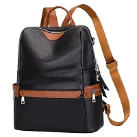 Medium 25 L Backpack Purse for Women Convertible Travel Vintage PU Leather Shoulder Bag-thumb3