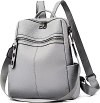 Medium 25 L Backpack Purse for Women Convertible Travel Vintage PU Leather Shoulder Bag-thumb4