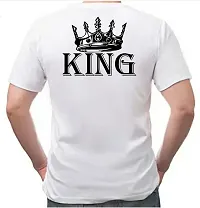 RK SPORTS GYM AND FITNESS T SHIRTS WHITE SUBLIMATION KING PRINTING GYM-thumb1