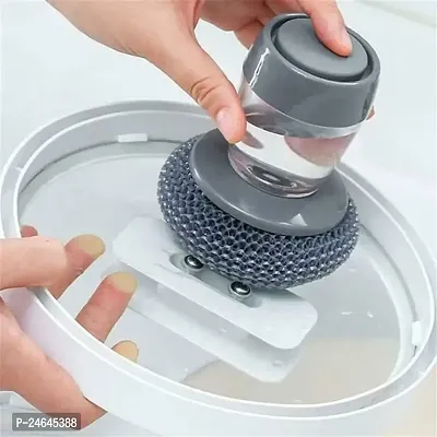 Devchhaya Enterprise Dish Scrubber Cleaning Brush Matel Scouring Pad Pot Grater And Slicer 1-thumb0