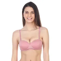 Lersiha Womens Half Cup Lightly Padded / Push Up Bra , Multicolored Combo Pack Of 3-thumb1