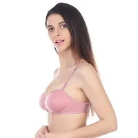 Lersiha Womens Half Cup Lightly Padded / Push Up Bra , Multicolored Combo Pack Of 3-thumb2