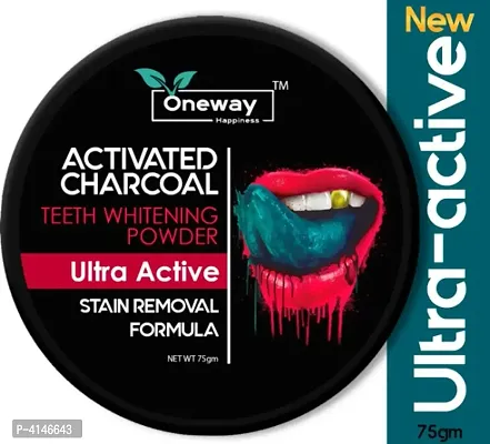 Activated Charcoal Teeth Whitening Powder 75gm-thumb0