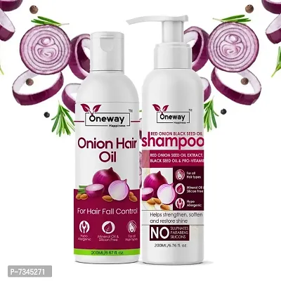 Oneway Happiness 100% Hair Growth and Hair Fall Control Kit 400ml