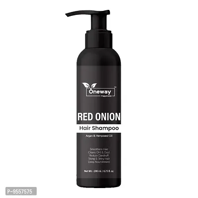 Oneway Happiness Red Onion Hair Shampoo 200ml-thumb0