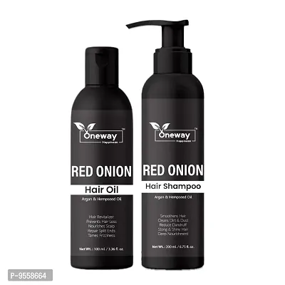 Oneway Happiness Red Onion Hair Growth kit 300ml-thumb0