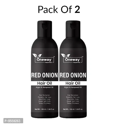 Oneway Happiness Red Onion Hair Oil - 200ml-thumb0