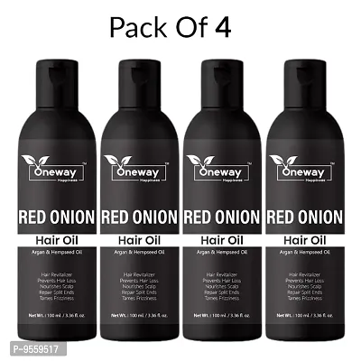 Oneway Happiness Red Onion Hair Oil - 400ml-thumb0