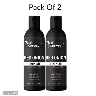 Oneway Happiness Black Onion Hair oil Pack of 2 200ml