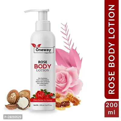 Oneway Happiness Rose Body lotion For skin Hydration - All skin type 200ml-thumb0