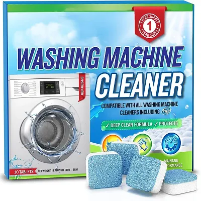 Oradess Washing Machine Cleaner Tablets for Top and Front Loading