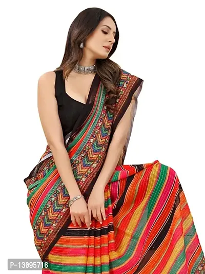 Attractive Georgette Saree with Blouse piece-thumb2