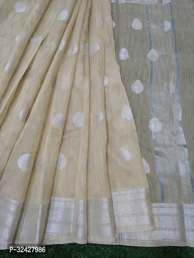 Stylish Cotton Silk Saree with Blouse piece-thumb0