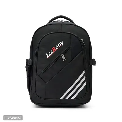 LeeRooy Unisex Laptop Backpack|School|Office|Travel|Multipurpose|laptop bag for men and women(BG31-BLACK)-thumb0